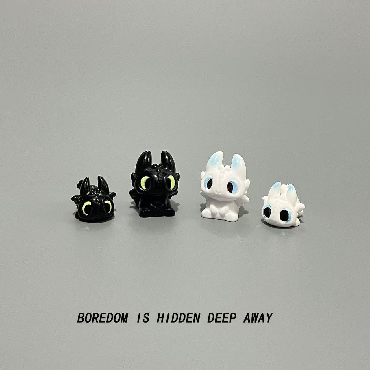 Car Accessories For Dashboard - Cute toothless baby doll figure, car