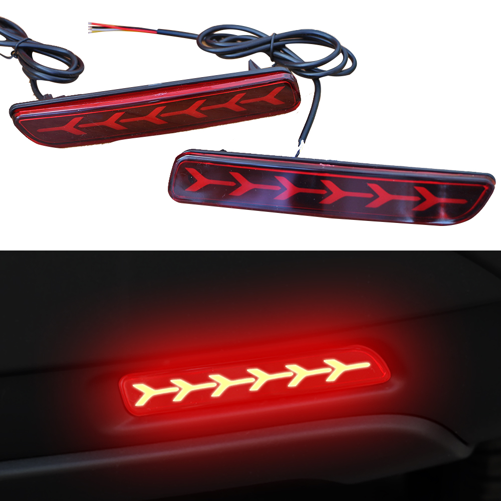 Car Accessories Ertiga - 2Pcs Car LED Rear Bumper Light