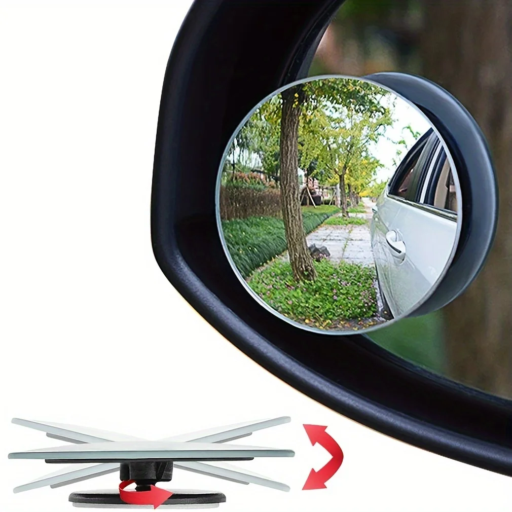 Car Blind Spot Mirror - 2pcs Car Rearview Mirror Round Mirror