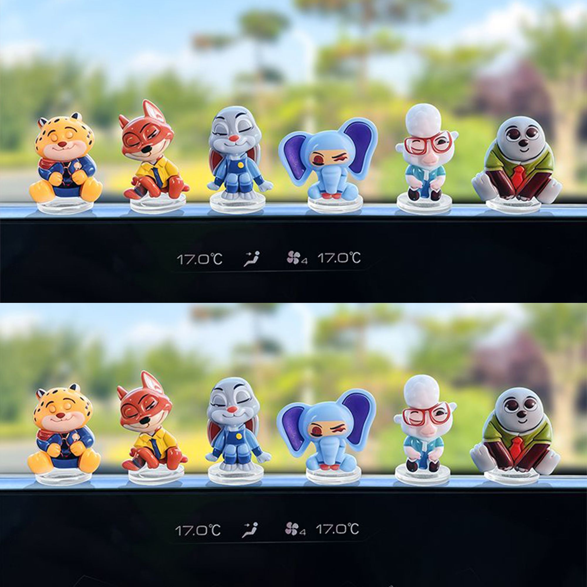 Car Accessories For Dashboard - Zootopia cartoon car ornament for car