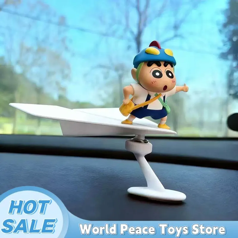 Car Accessories For Interior - Rotate Aircraft Crayon Shin-Chan Car Dashboard