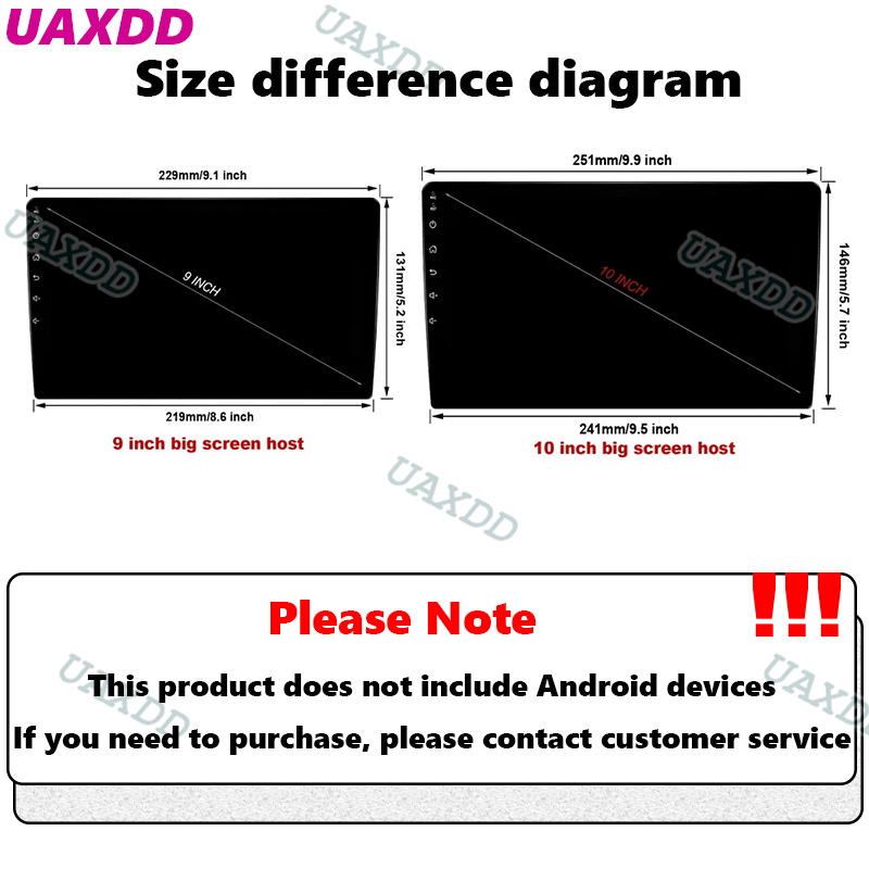UAXDD 2 Din Car For 2010-2016  - Car Accessories Online review and price