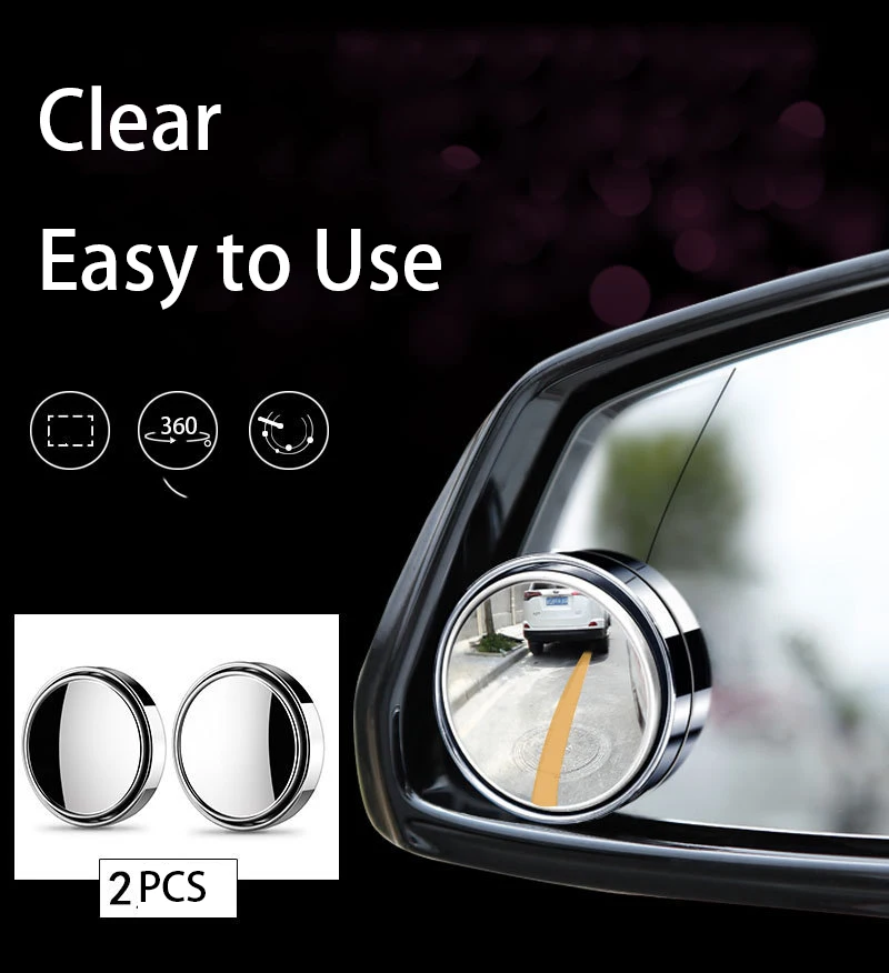 360° Adjustable Wide-Angle Rou - Car Blind Spot Mirror review and price