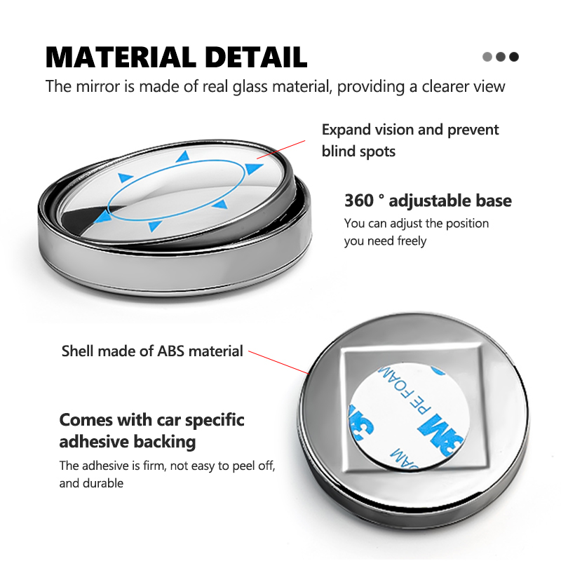 For Toyota Adjustable Car 360° - Car Blind Spot Mirror review and price