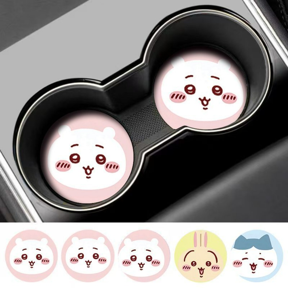 2pcs Chiikawa Car Anti Slip Cu - Car Accessories Japanese review and price