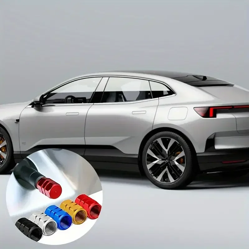 4Pcs Aluminum Tire Valve Caps  - Steering Wheel Cover review and price