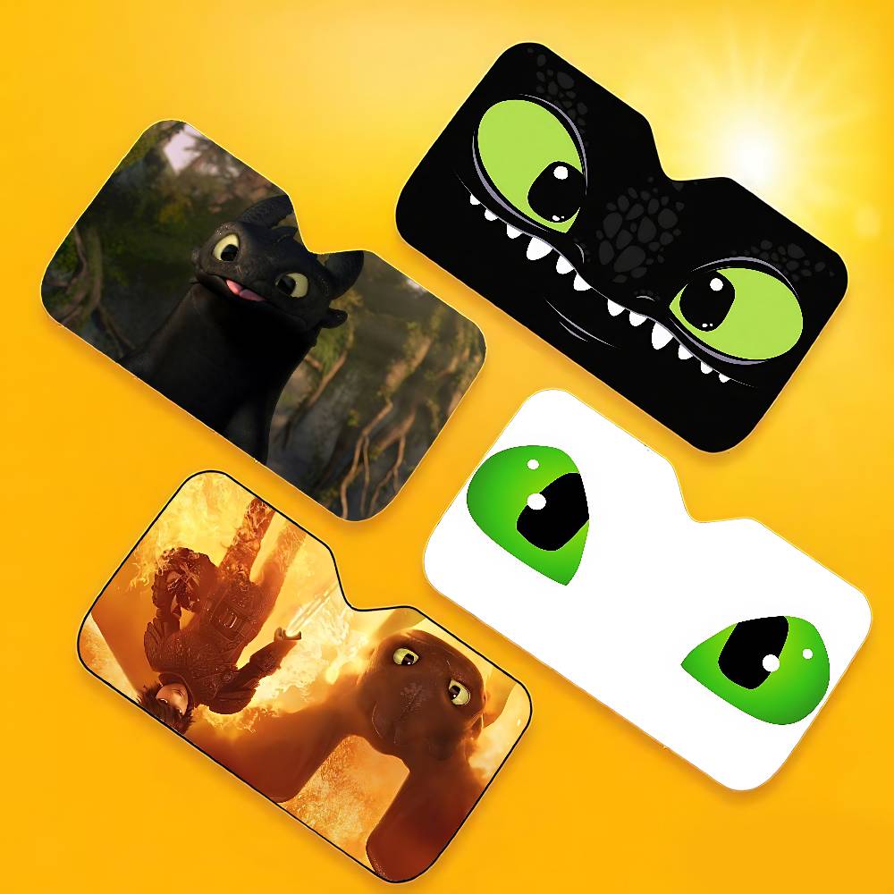 Cartoon EYE Toothless Windshie - Car Accessories Window review and price