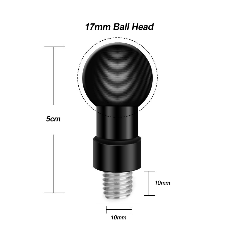 Aluminum 17mm Ball Head Adapte - Car Accessories Online review and price