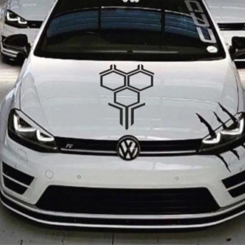 Honeycomb Upper Cowl Car Vinyl - Car Accessories Racing review and price