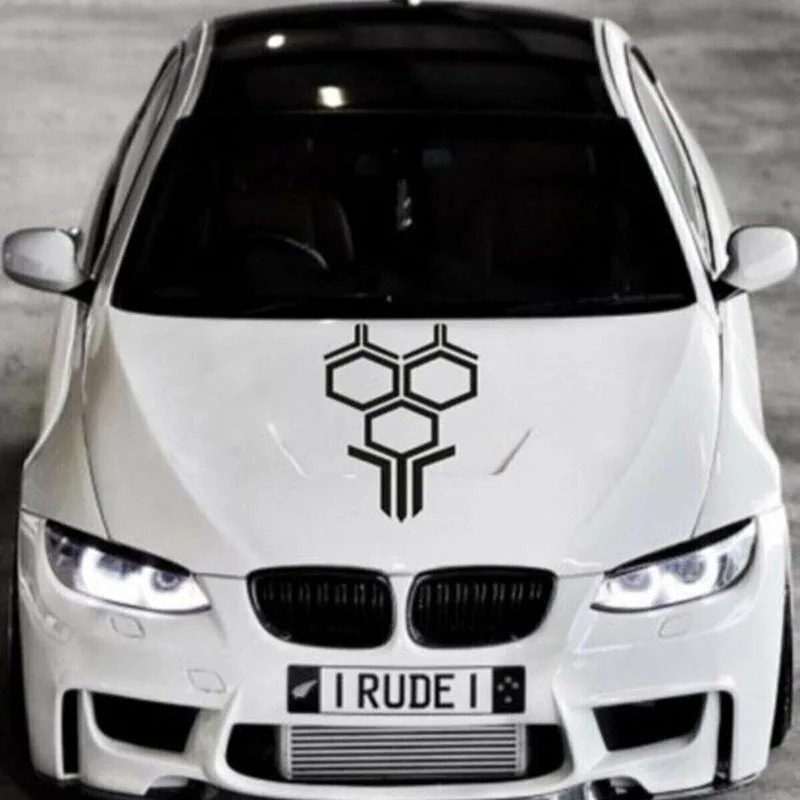 Honeycomb Upper Cowl Car Vinyl - Car Accessories Racing review and price