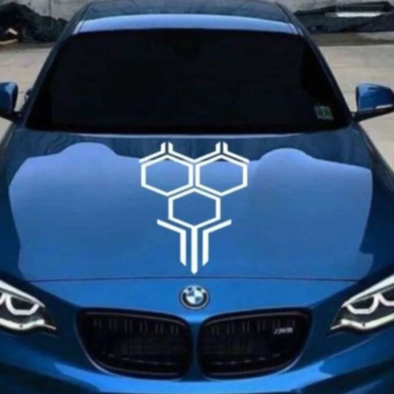 Honeycomb Upper Cowl Car Vinyl - Car Accessories Racing review and price