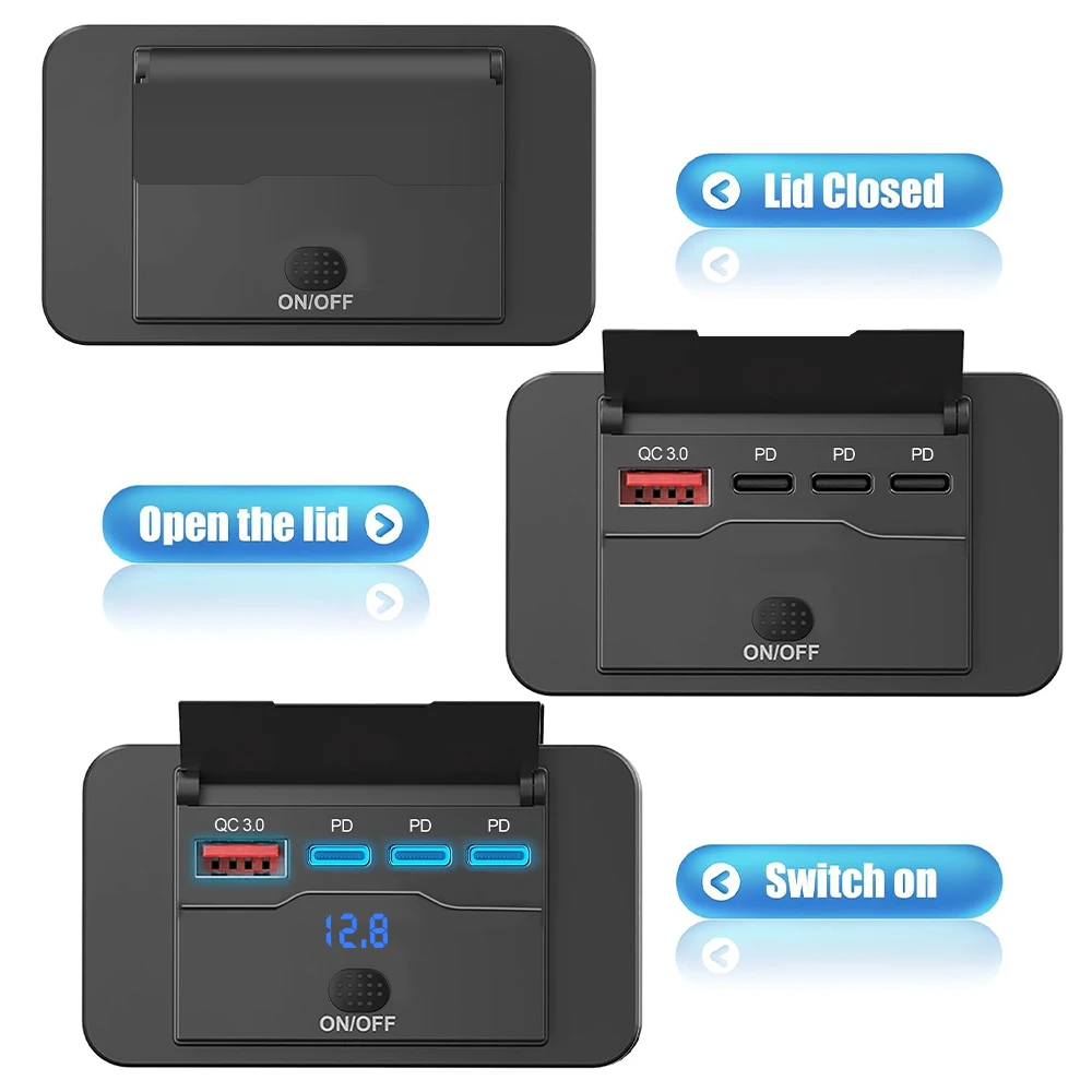 Three PD & QC 3.0 USB Car Char - Car Accessories Qc review and price