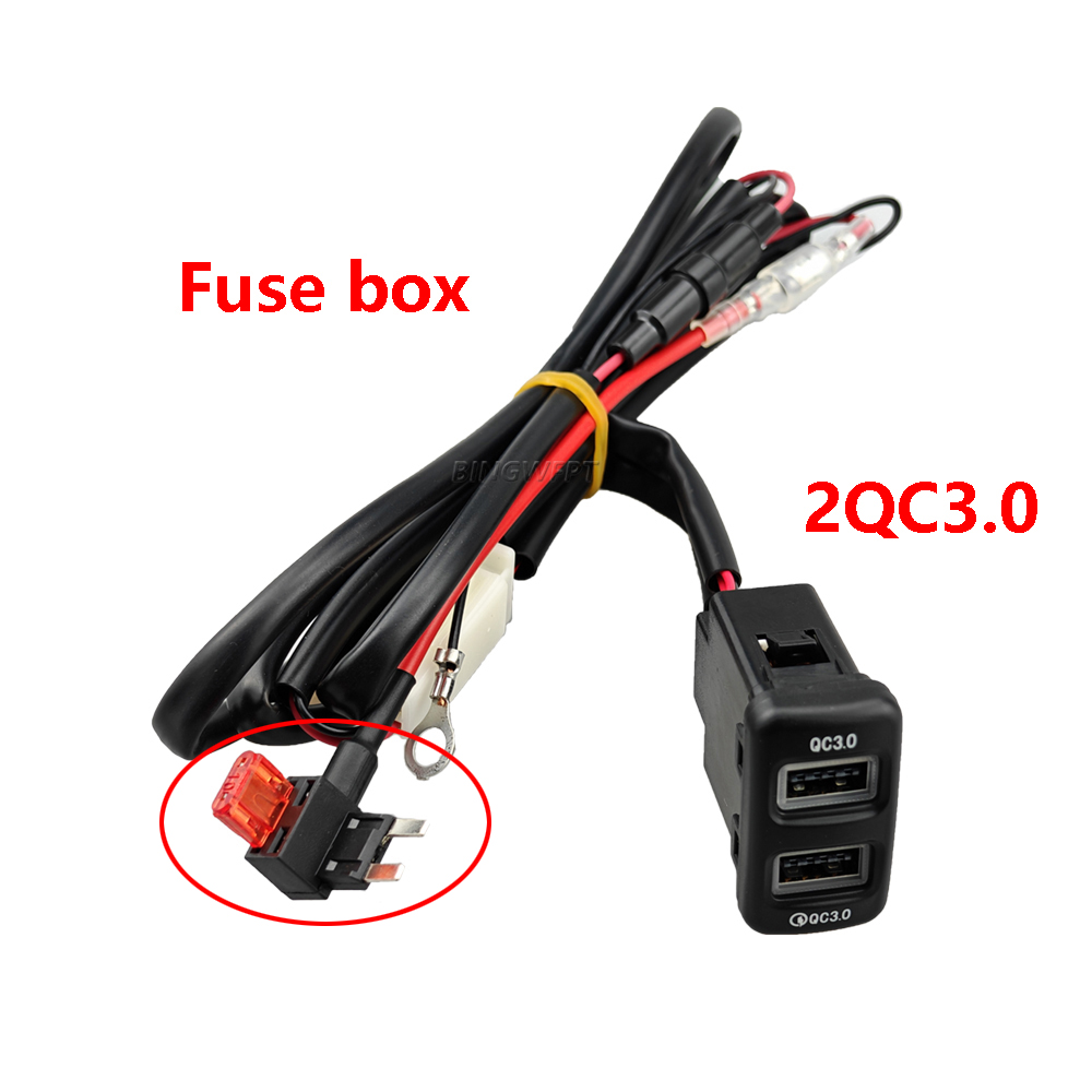 Car USB Port Socket QC Quick C - Car Accessories Qc review and price