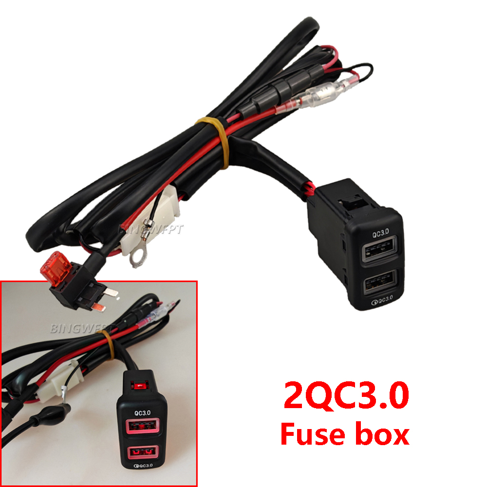 Car USB Port Socket QC Quick C - Car Accessories Qc review and price