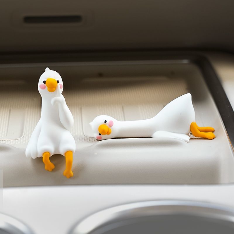 Cute Cartoon White Duck Car Di - Car Accessories For Interior review and price