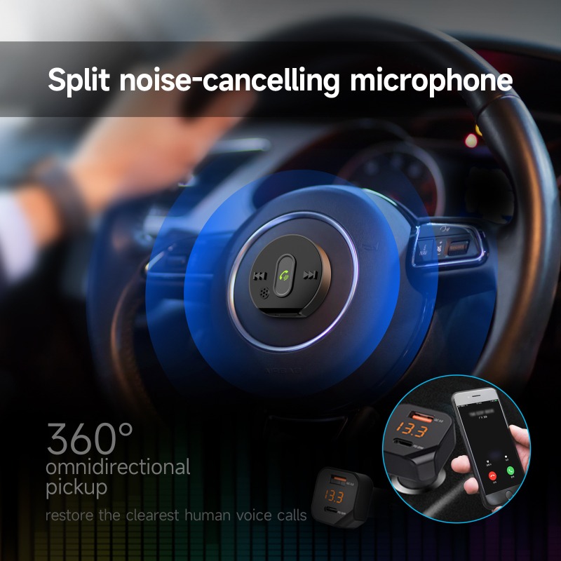 C23 Bluetooth 5.1 Car MP3 True - Car Accessories Qc review and price