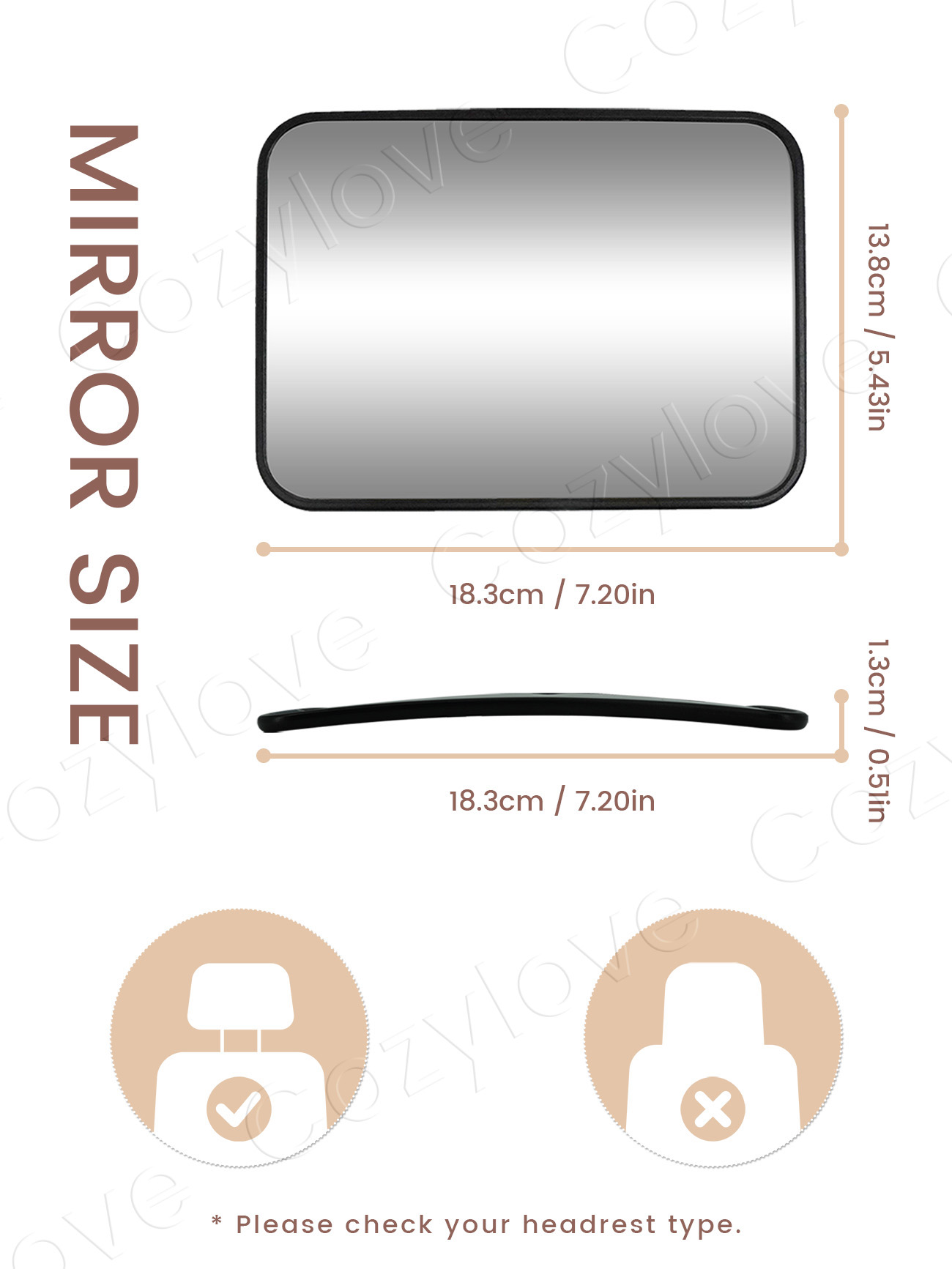 Universal Baby Car Mirror | Wi - Car Blind Spot Mirror review and price