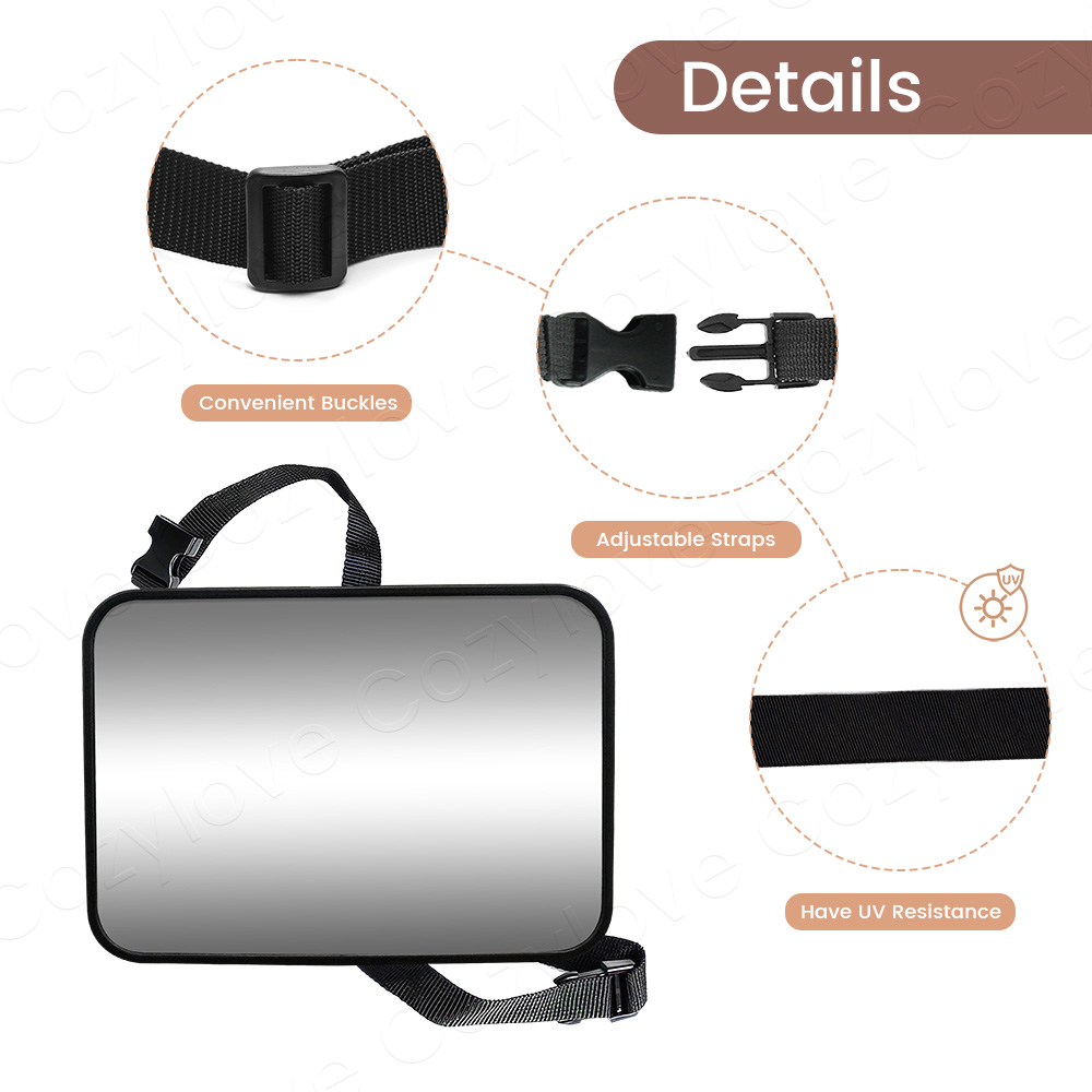 Universal Baby Car Mirror | Wi - Car Blind Spot Mirror review and price