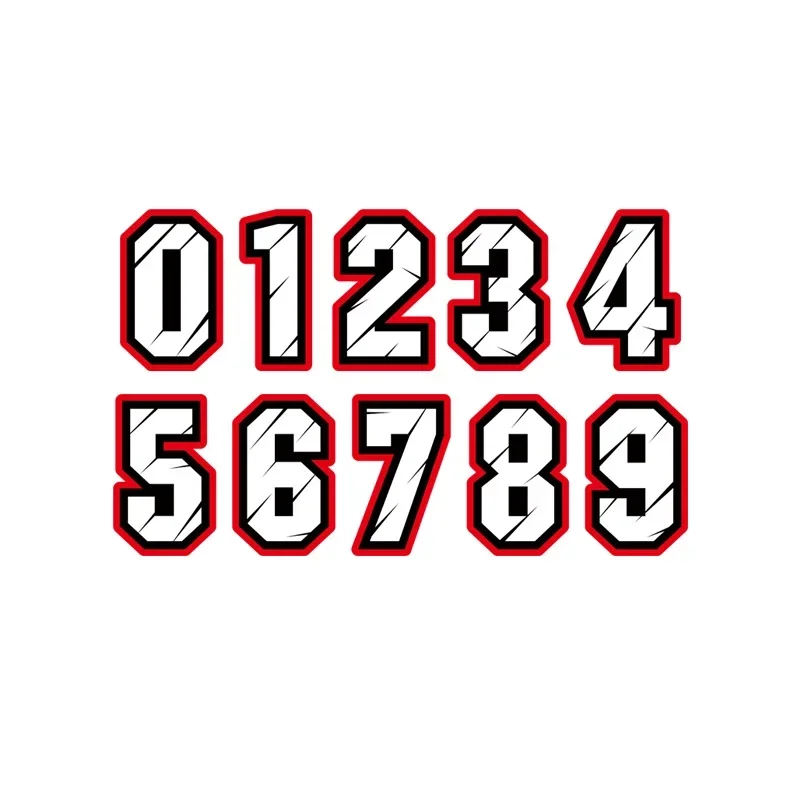 Car Sticker Racing Number 1 2  - Car Accessories Racing review and price