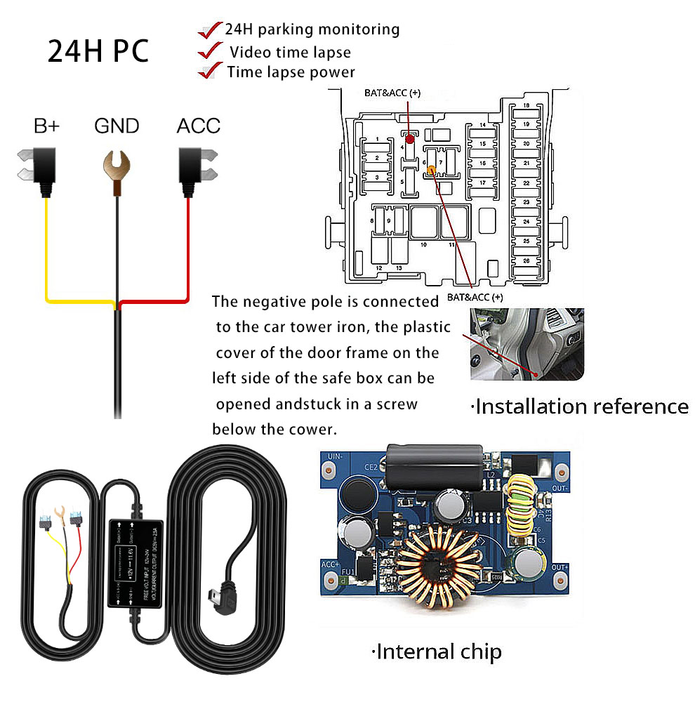 HGDO Dash Cam Hard Wire Kit Mi - Car Accessories Online review and price