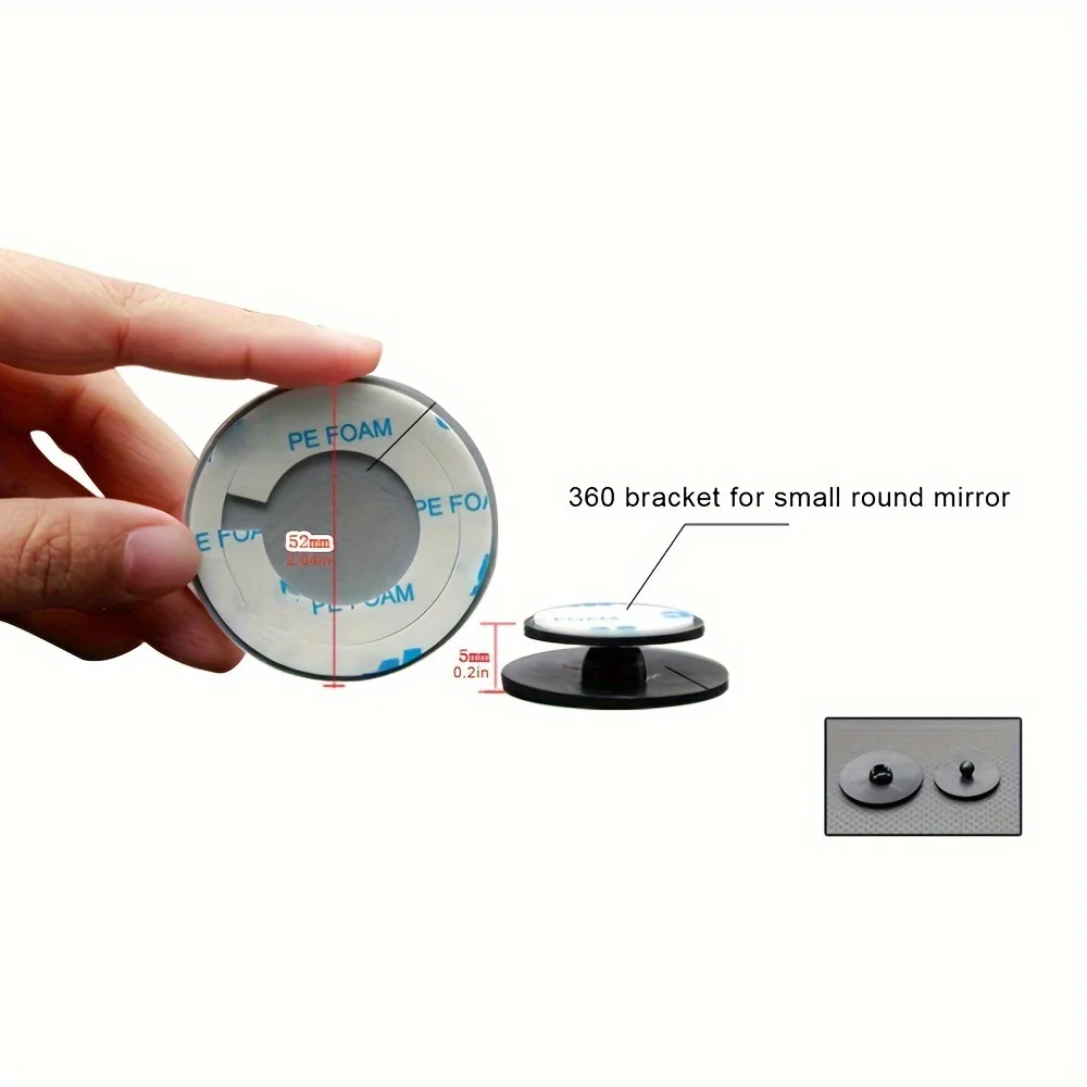 2pcs Car Rearview Mirror Round - Car Blind Spot Mirror review and price