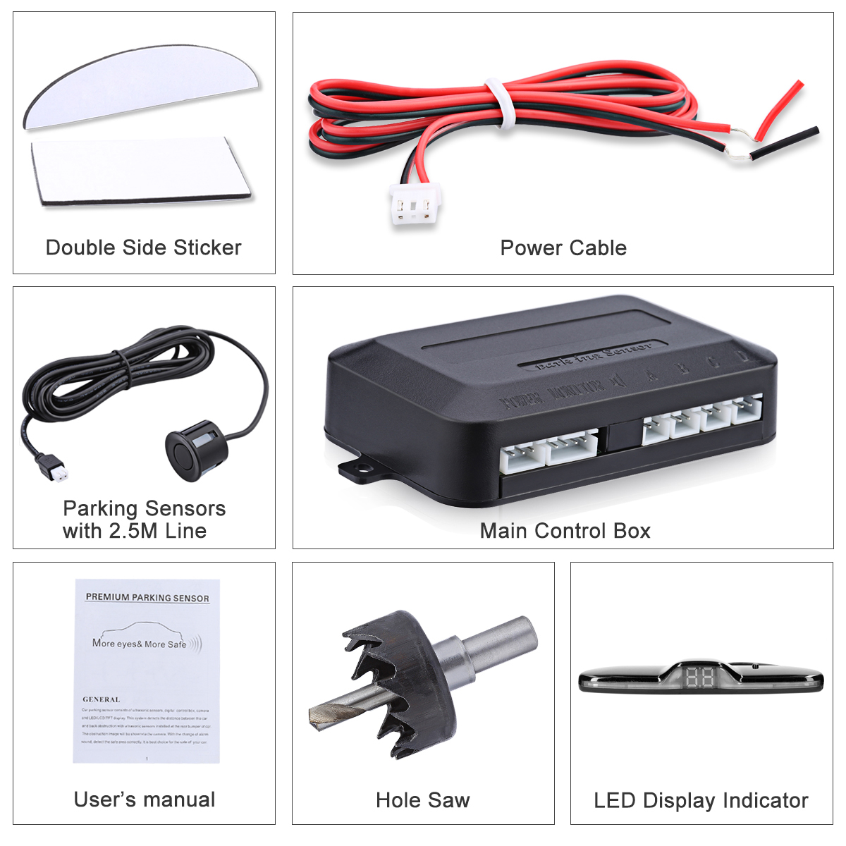 Car Reverse Radar Kit Vehicle  - Car Accessories Online review and price