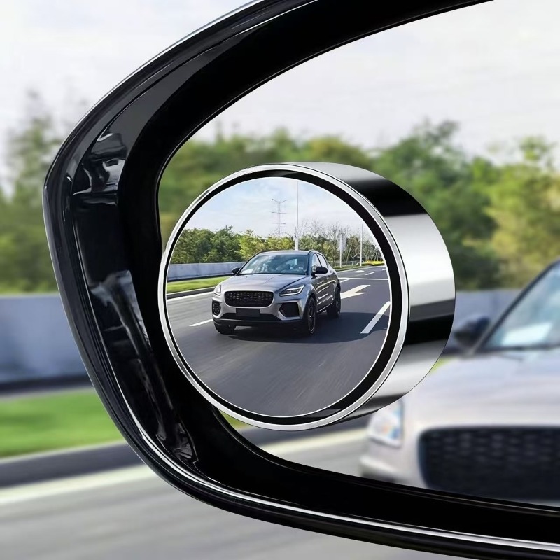 2Pcs Round Frame Convex Blind  - Car Blind Spot Mirror review and price