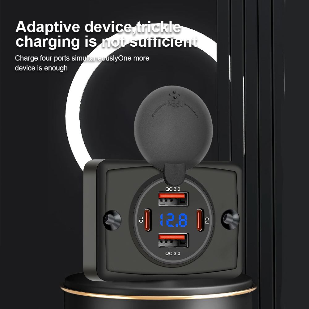 KEBIDUMEI PD+QC 4 Ports Car Ch - Car Accessories Qc review and price