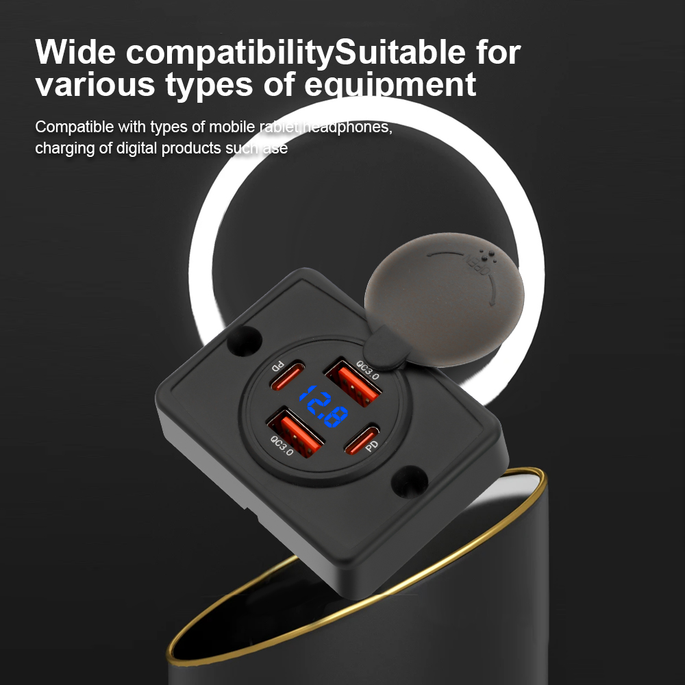 KEBIDUMEI PD+QC 4 Ports Car Ch - Car Accessories Qc review and price