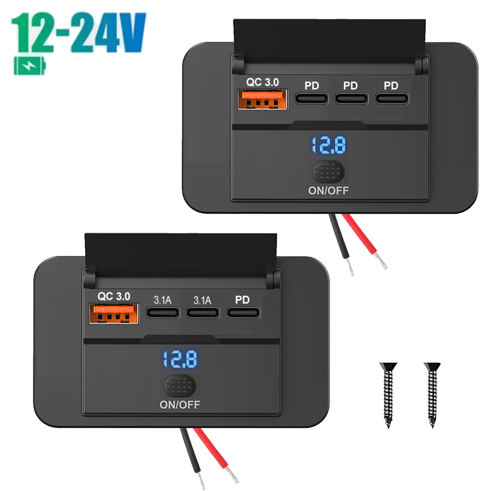 2025 4 Ports 12V RV USB Outlet - Car Accessories Qc review and price