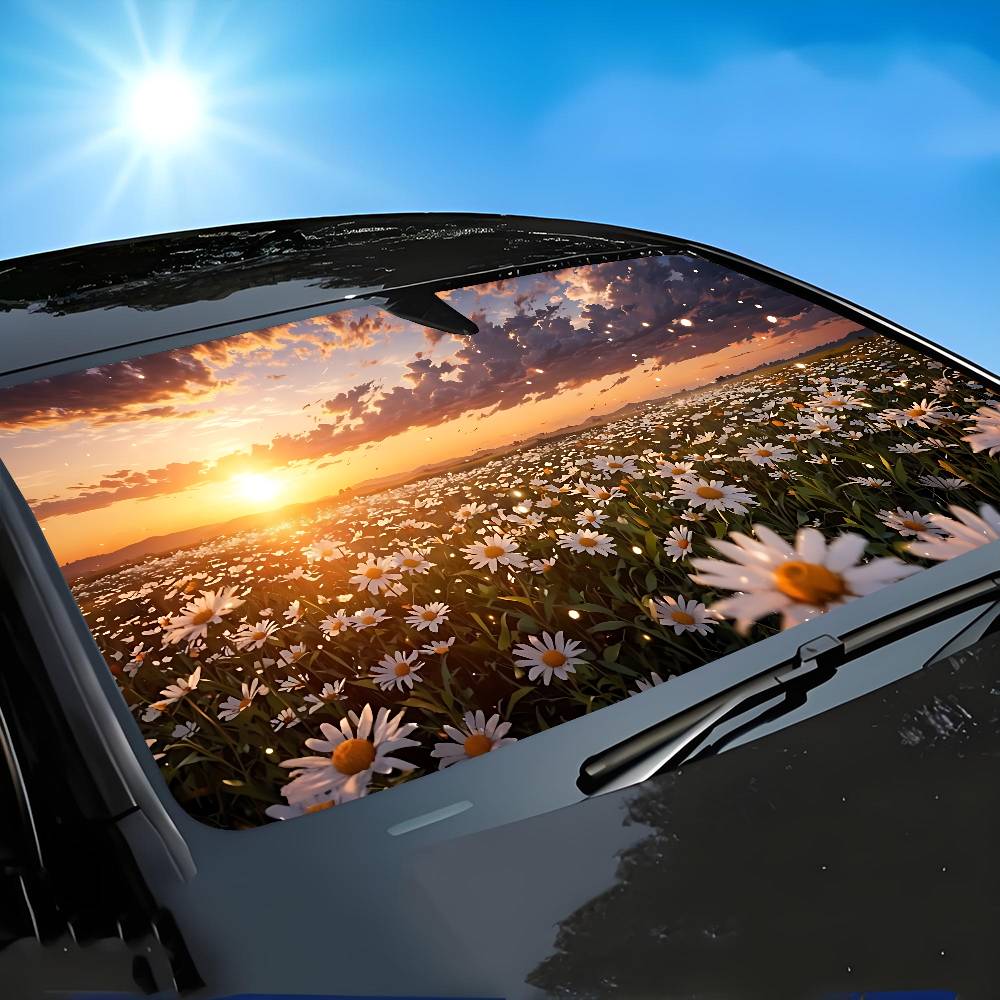 Sunshine And Flowers Car SunSh - Car Accessories Window review and price