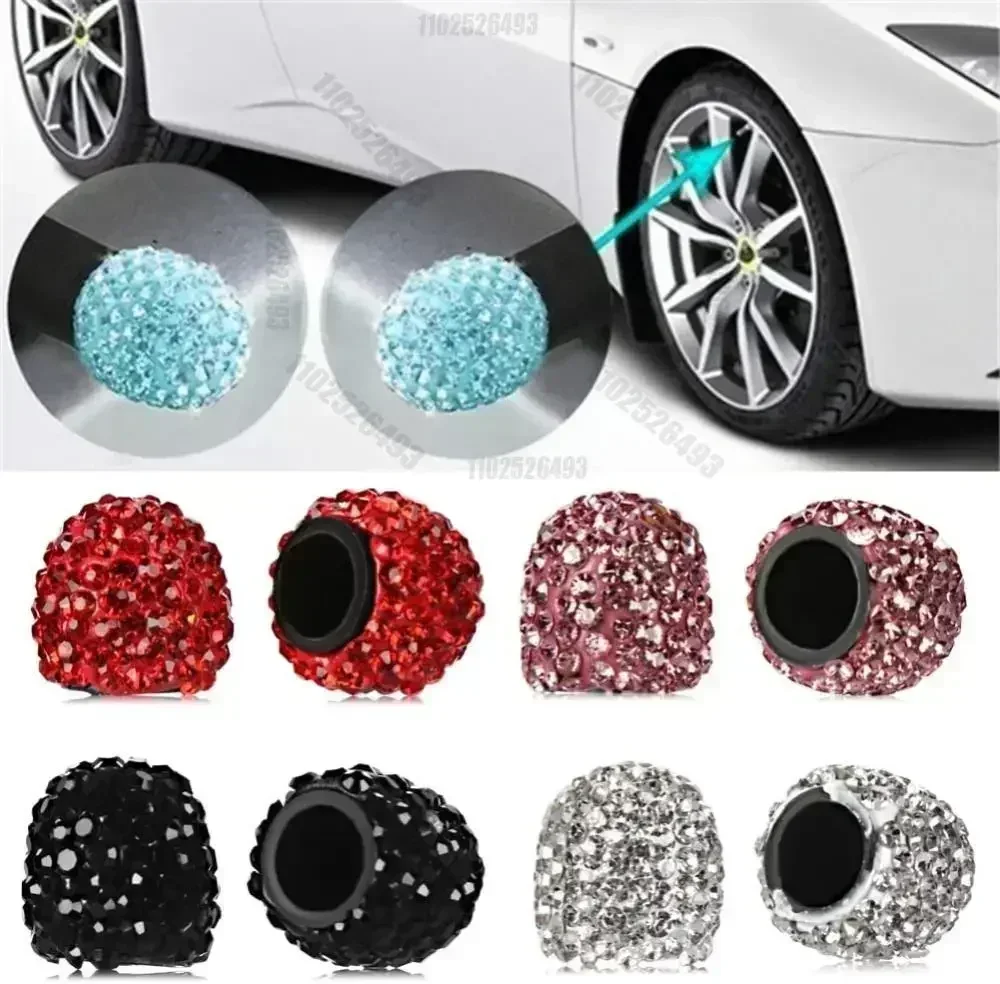 4/2pcs Diamond Crystal Motorcy - Steering Wheel Cover review and price
