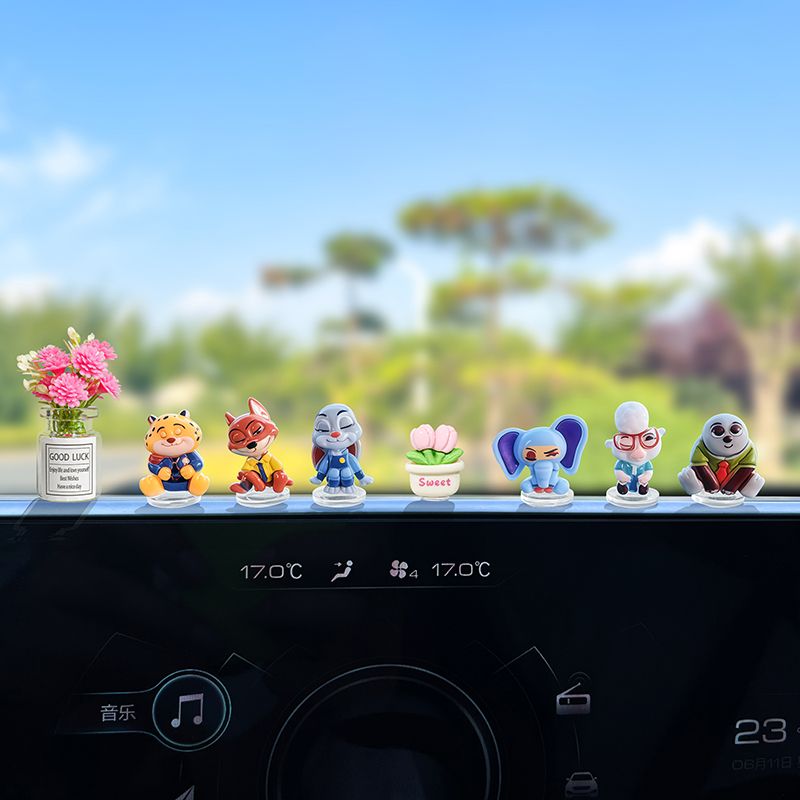 Zootopia cartoon car ornament  - Car Accessories For Dashboard review and price