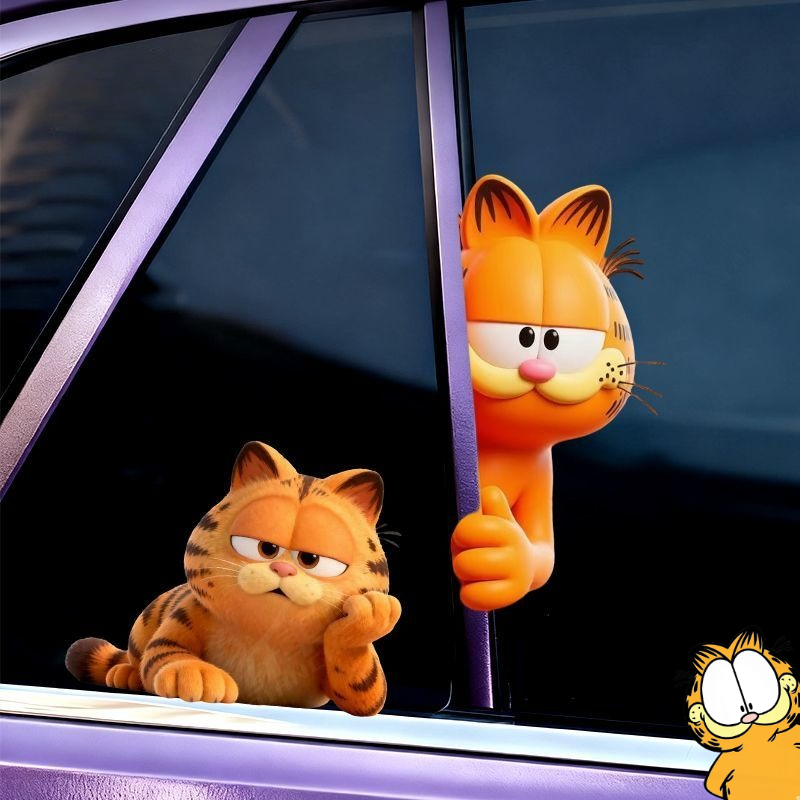 Garfield anime cartoon cute fu - Car Accessories Window review and price