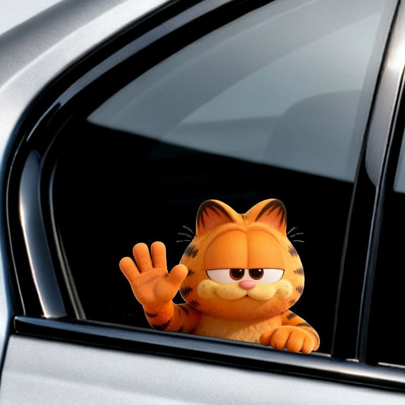 Garfield anime cartoon cute fu - Car Accessories Window review and price