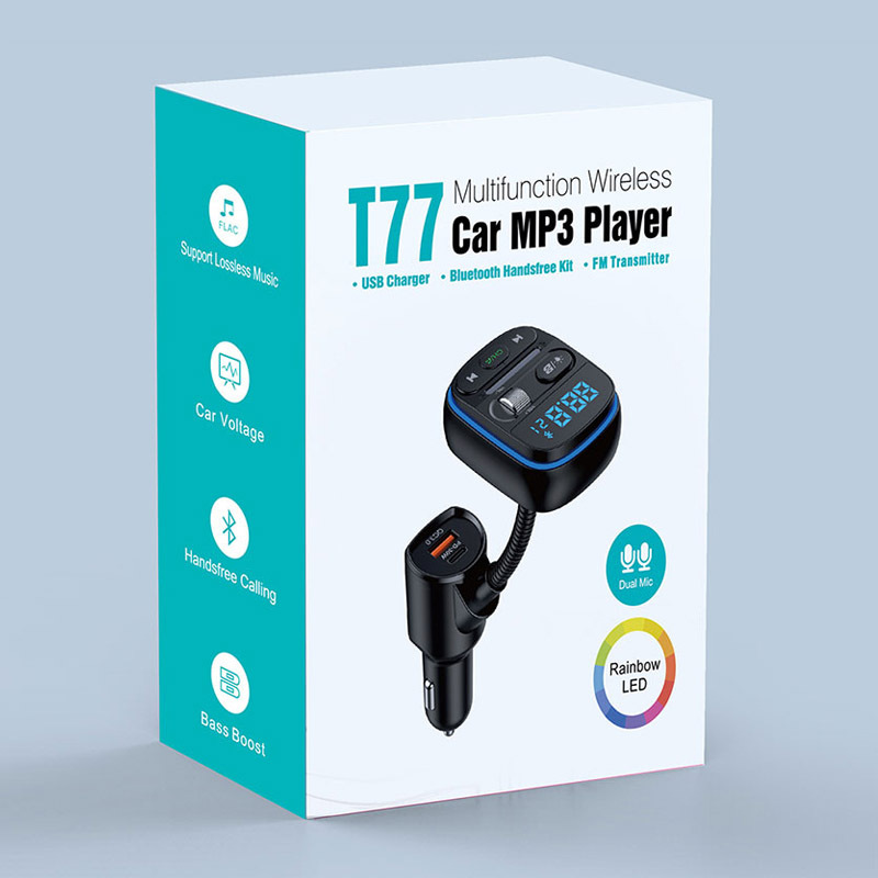 T77 Bluetooth 5.0 FM Transmitt - Car Accessories Qc review and price