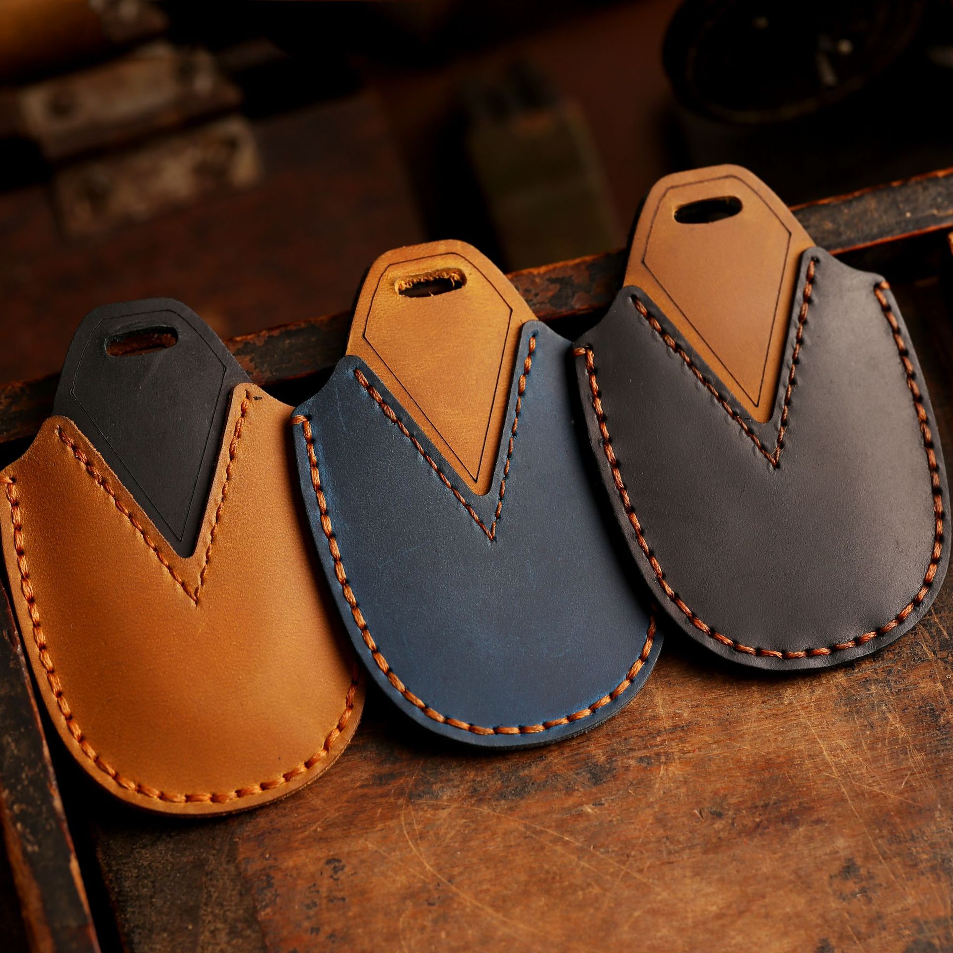 3 Bottons Leather Car Key Case - Car Accessories Ertiga review and price