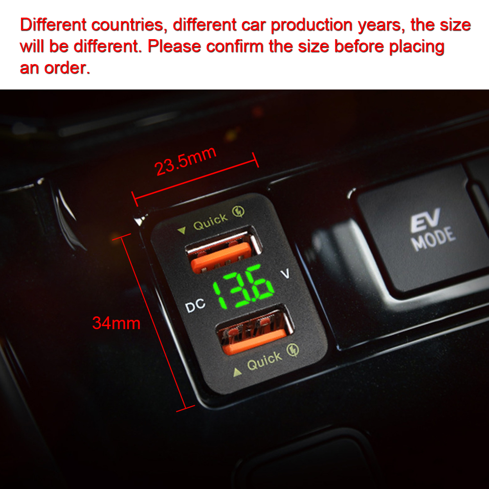 QC Car Socket Charger 12-24V V - Car Accessories Qc review and price