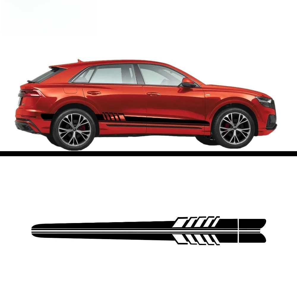 Car Side Stripe Vinyl Decal St - Car Accessories Racing review and price