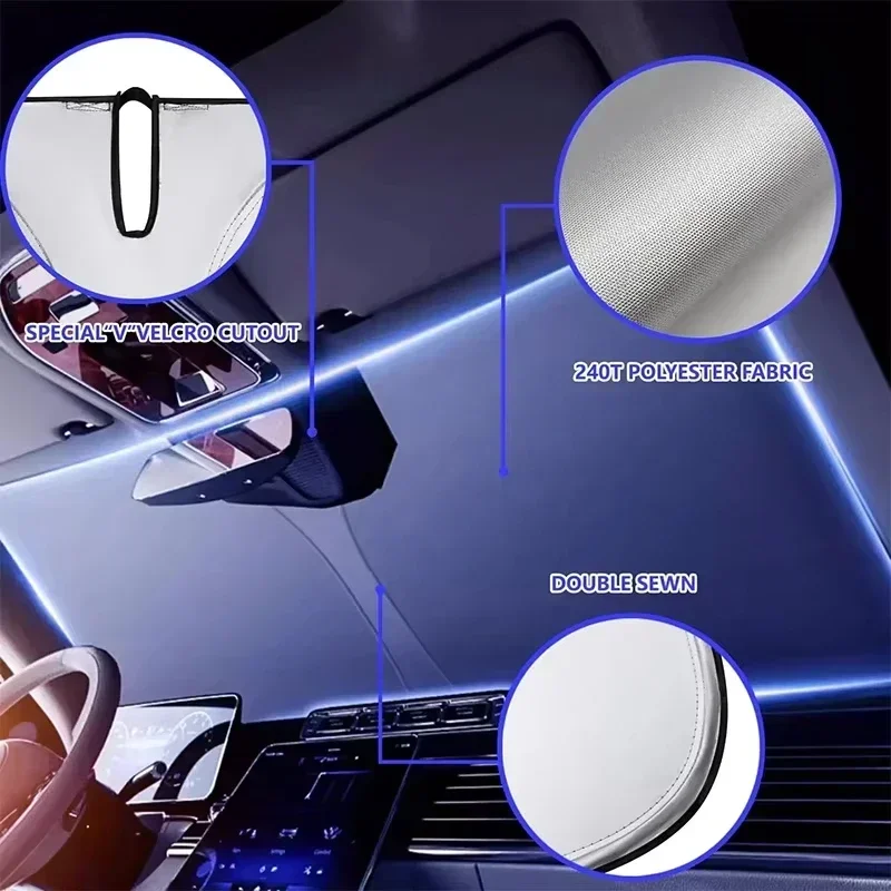 Car Front Window Sunshade UV P - Car Accessories Window review and price